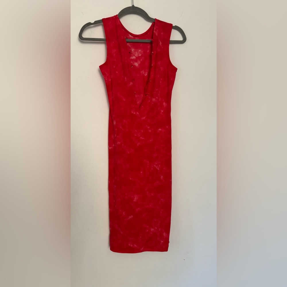 Agnes B Paris Y2K Red Dress